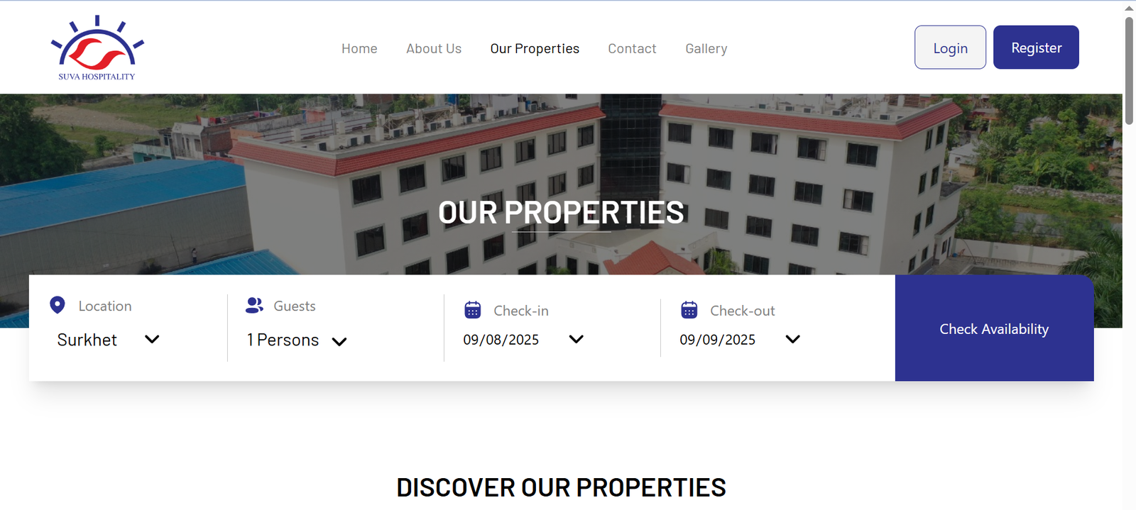 Suva Property Management System